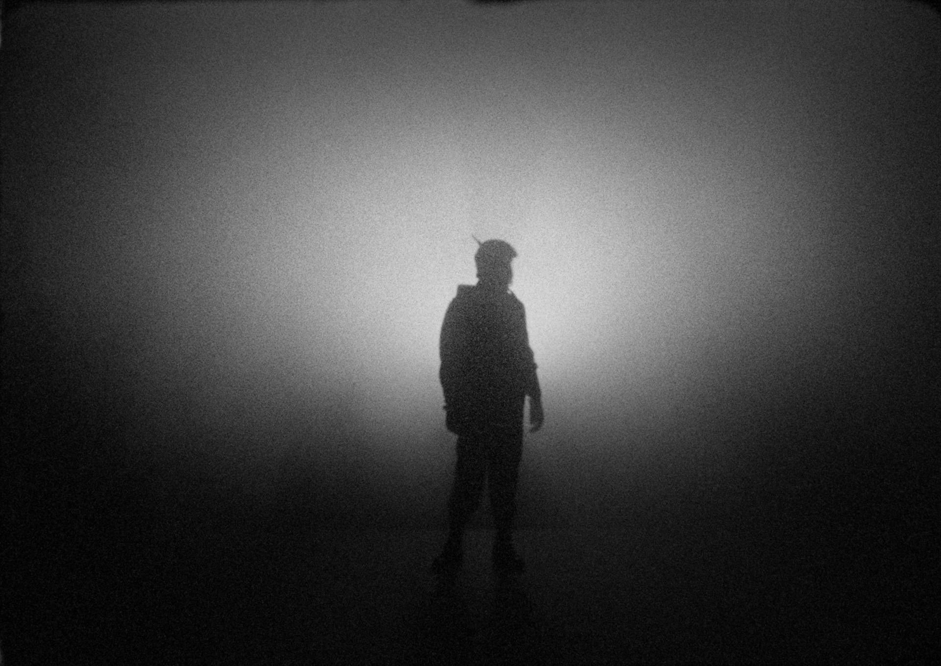 Film still 2 from Astronald, a 2023 fiction film shot by cinematographer Yannick Giraud
